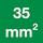 Nominal cross-section 35 mm²
