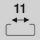 Slot width 11 mm for C profile