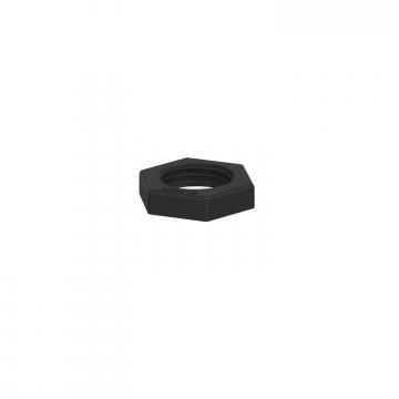 Locknut, metric thread, black