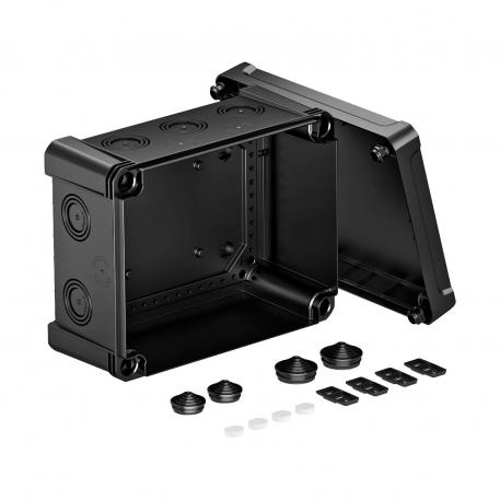 Junction box X 16 227x177x110 | 10 | IP67 | 10 x Ø25/32/40 | Graphite black; RAL 9011