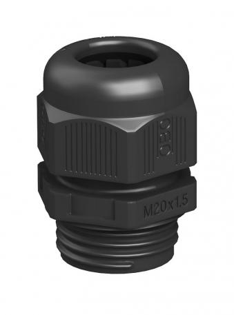 Cable gland, metric thread, black  |  | M12 x 1,5 | no | Black