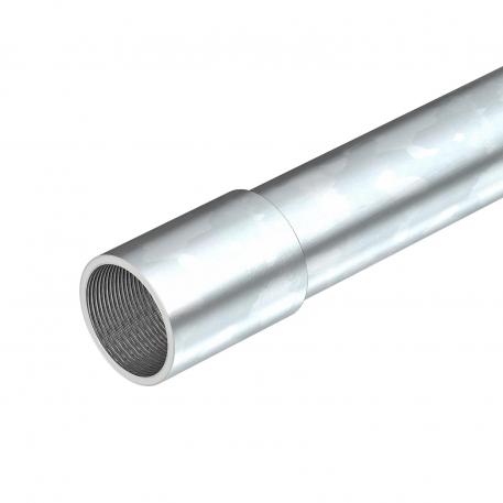 Electrogalvanised steel pipe, with thread