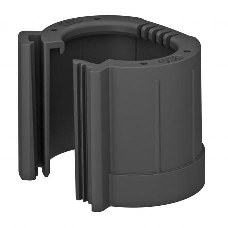 Pipe end cap, splittable, metric, black M32