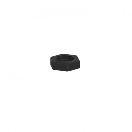 Locknut, metric thread, black 19 | 5 | M12_x_1,5 | 17