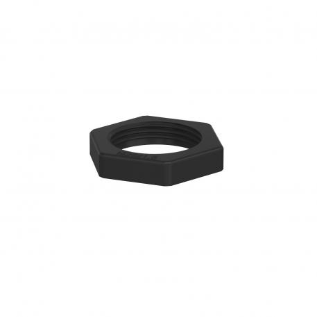 Locknut, metric thread, black 36 | 6.5 | M25_x_1,5 | 32