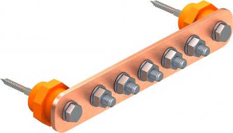 Equipotential busbar BigBar for industrial applications 246 | 40 | 5 | 5 | 