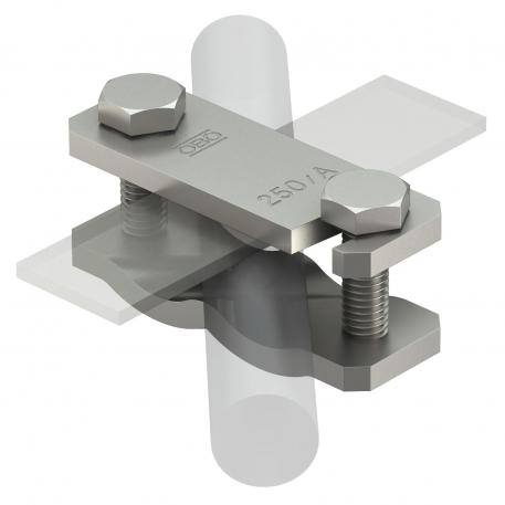 Diagonal clamp for flat conductors and round conductors A2 Rd 6-22/max. FL50