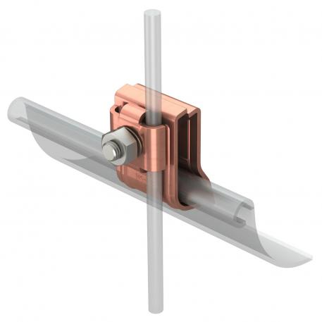 Räästarenniklemm RK-FIX Cu 2 x Rd 8/ 2 x Rd 6 | 25 | 15