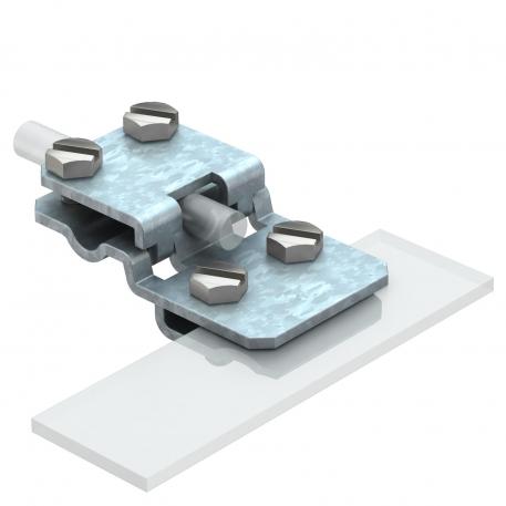 Folding clamp and connection terminal up to 5 mm FT plate thickness Rd 8 | 5 | 