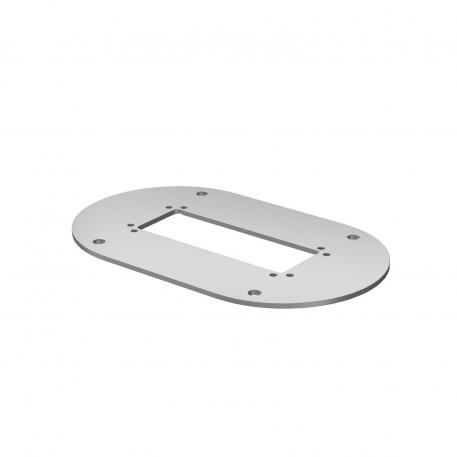 70140 floor plate 205 | 124 | 3 | White aluminium; RAL 9006