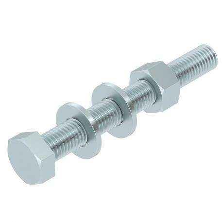 Hexagonal bolt M12 F 12 | 100 | 19 | 12 | Steel